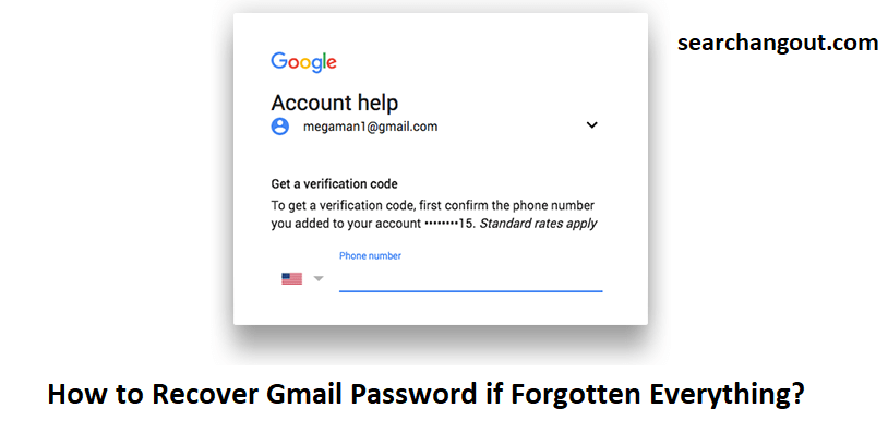 gmail password forgotten how to get it